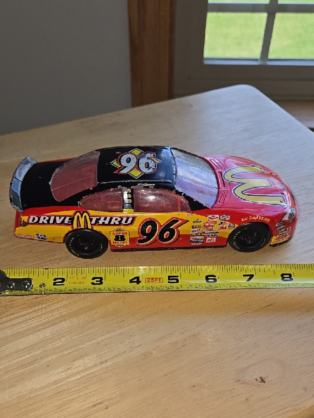 McDonald's Red and Black Race Car Toy - Kids Collectible